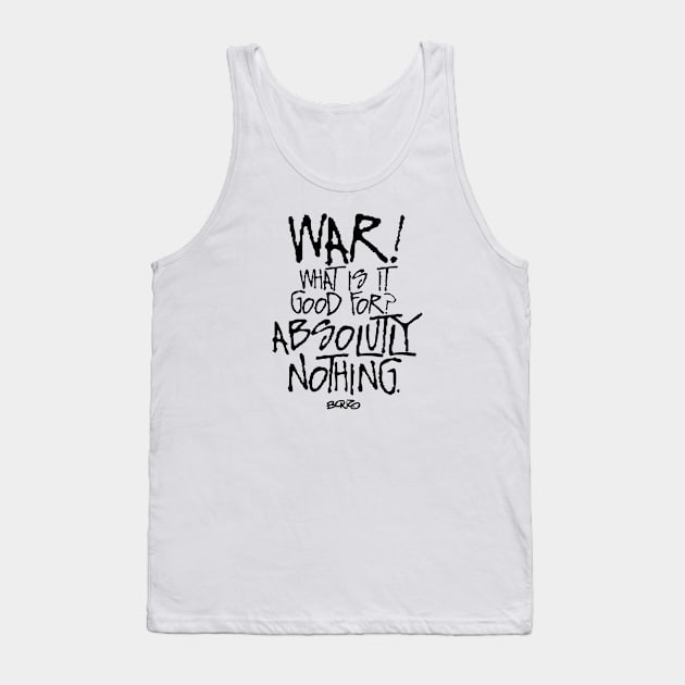 Anti War 3 Tank Top by BonzoTee